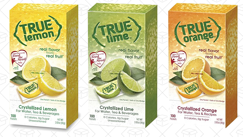 True Lemon, True Lime, and True Orange 20% off. Clip the coupon, discount shown at checkout.